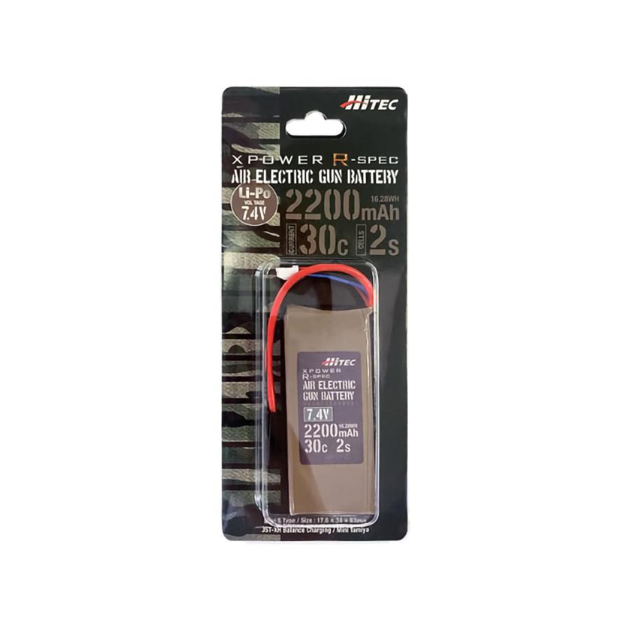 HMJ-BAT-008 ハイテック Li-Po 7.4V 2200mAh 30C 2S : MILITARY BASE - 通販 ...