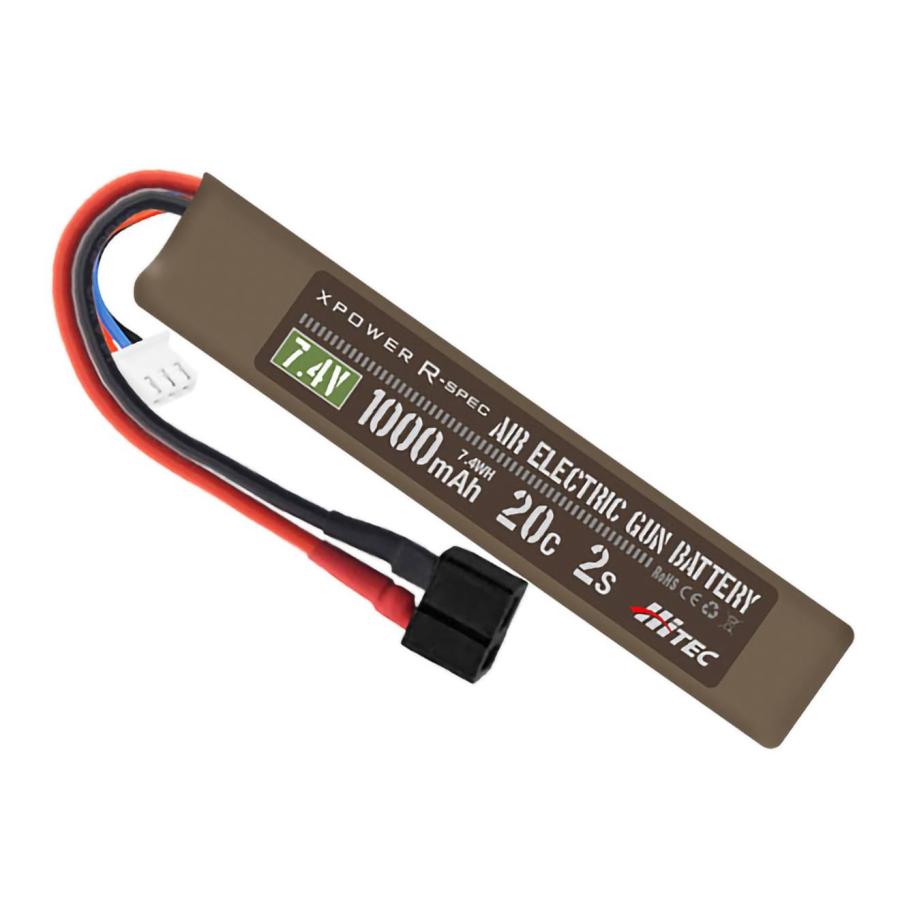 HMJ-BAT-012 ハイテック Li-Po 7.4V 1000mAh 20C 2S(ディーンズ)リポ