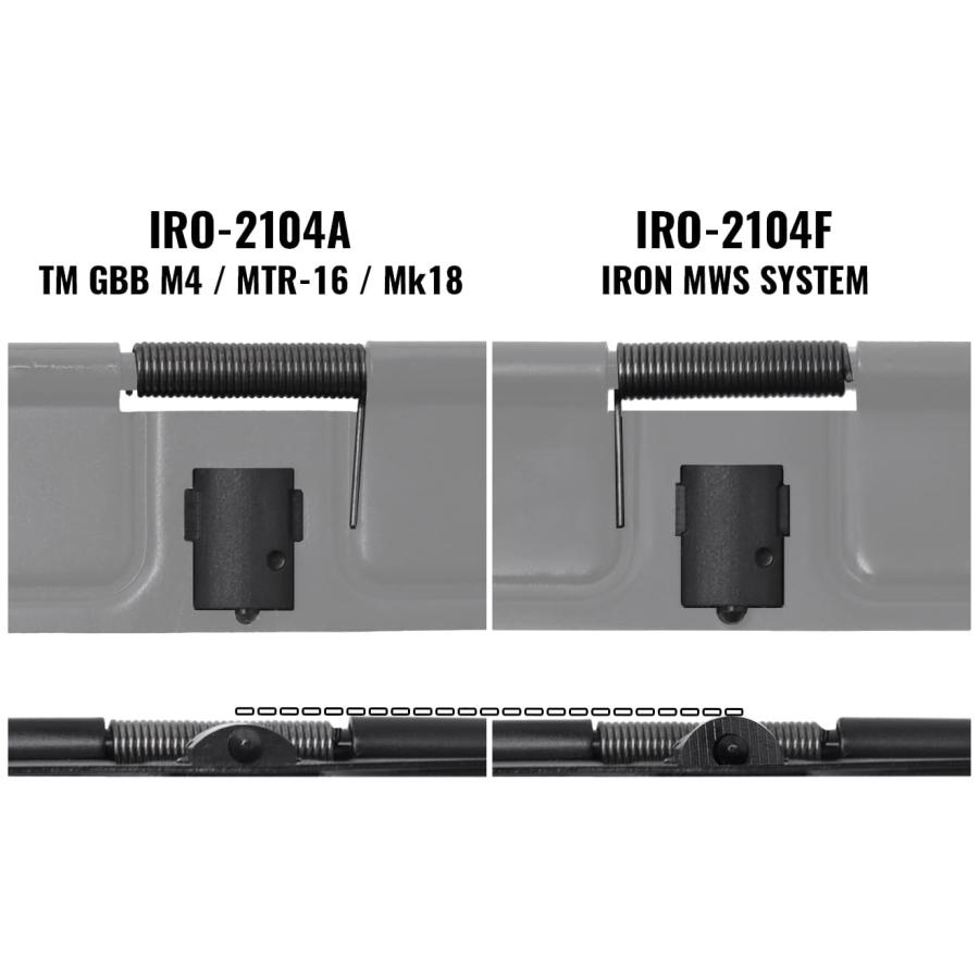 IRO-2104F　IRON AIRSOFT スチールダストカバー for IRON MWS SYSTEM |  | 01