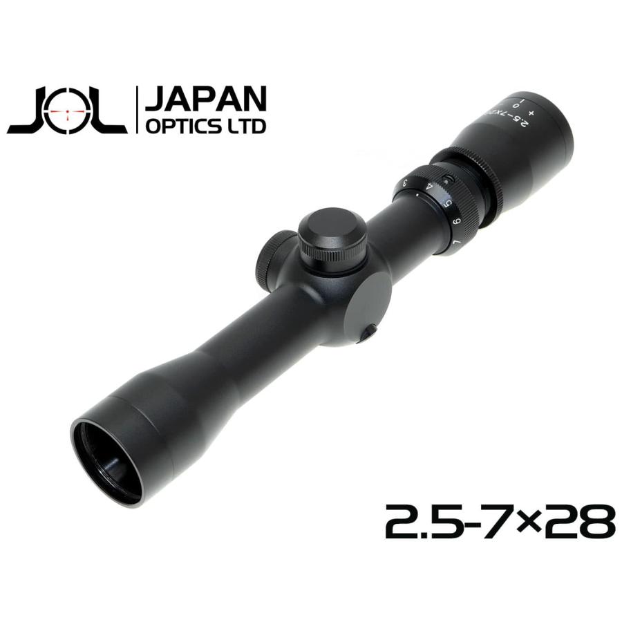 LES-25728(JOL) JOL SHORT SCOPES 2.5-7×28 ライフルスコープ