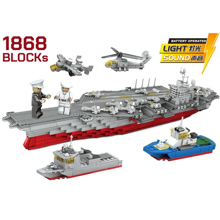 M0017C AFM US CV-63 キティホーク級航空母艦 1868Blocks