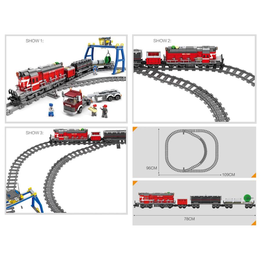 M0018TW DF5 ディーゼル機関車 1002Blocks : MILITARY BASE M0018TW DF5 ディーゼル機関車 1002Blocks : MILITARY BASE