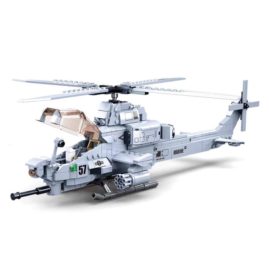 M0029H　AFM AH-1Z ヴァイパー 攻撃ヘリコプター 482Blocks｜militarybase｜02
