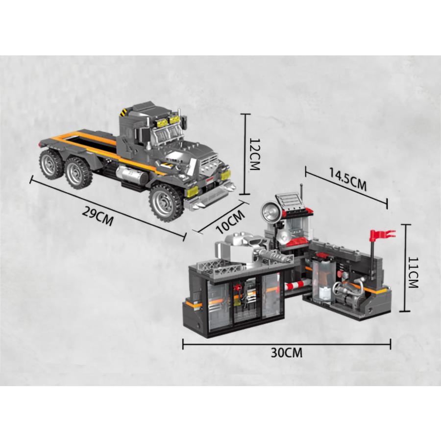 M0082T　AFM ミリタリー コマンドビークル 839Blocks｜militarybase｜05