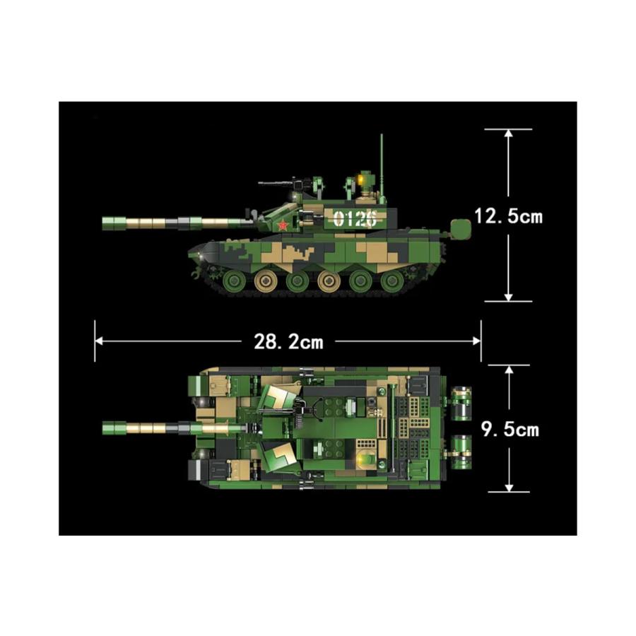 Afm ワールドタンクシリーズ 中国軍 Ztz 99 99式主力戦車 807blocks M0085p Military Base 通販 Yahoo ショッピング