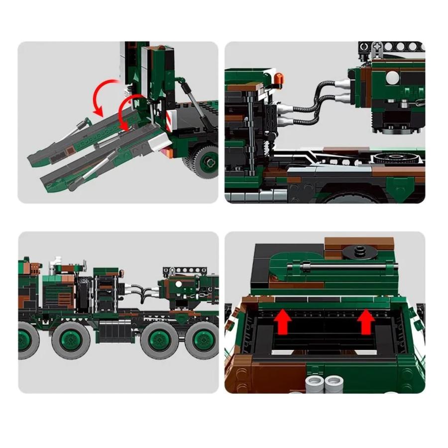M0087T AFM SLT 2 MAMMUT 戦車運搬車 1912Blocksの画像