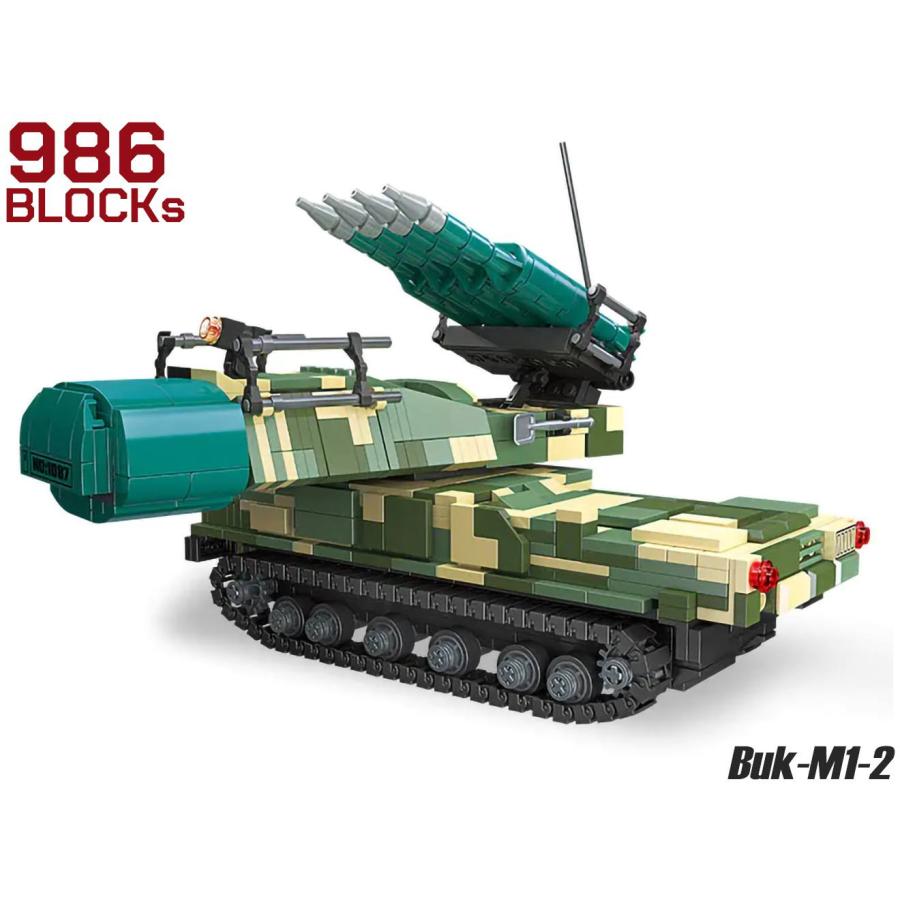 M0104T AFM ブークM1-2 地対空ミサイル車 986Blocks : MILITARY BASE