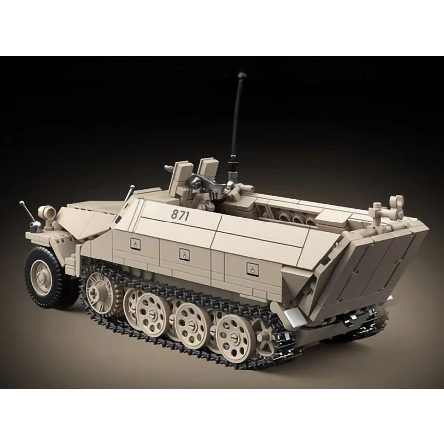 M0105T AFM ドイツ軍 Sd.Kfz.251 半装軌装甲車 714Blocks : MILITARY