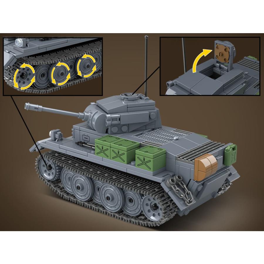M0117P AFM Pz.Kpfw.2号戦車 L型 ルクス 503Blocks : MILITARY BASE