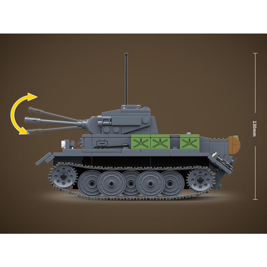 M0117P AFM Pz.Kpfw.2号戦車 L型 ルクス 503Blocks : MILITARY BASE