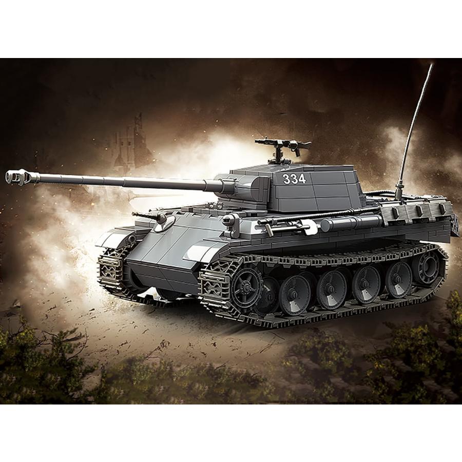 M0121P AFM Sd.Kfz.171 V号戦車 パンターG型 1180Blocks : MILITARY