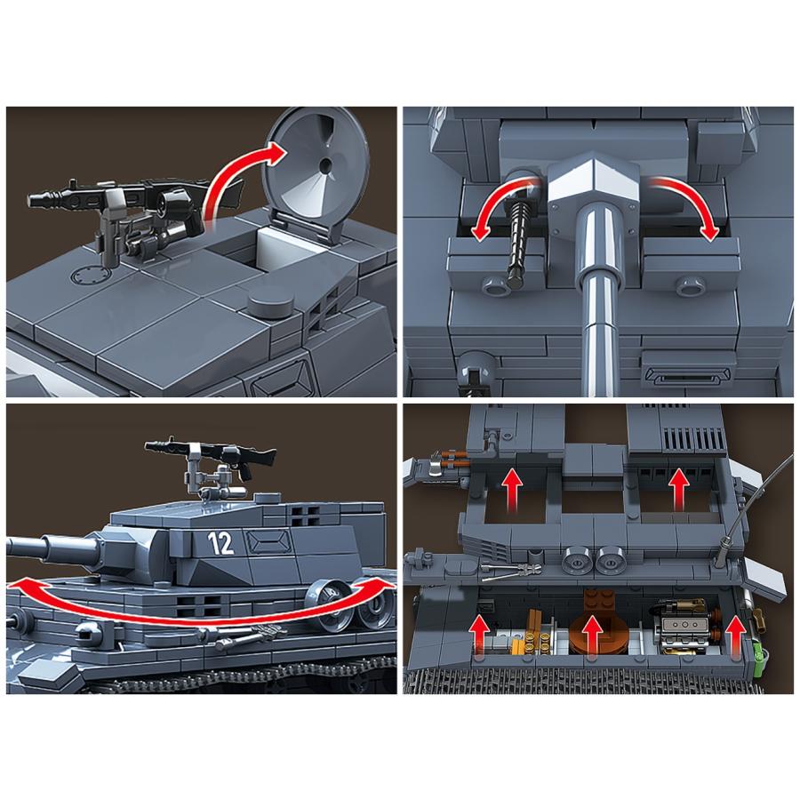 M0135P AFM ドイツ軍 IV号戦車 G型 Sd.Kfz.161/1 985Blocks : MILITARY