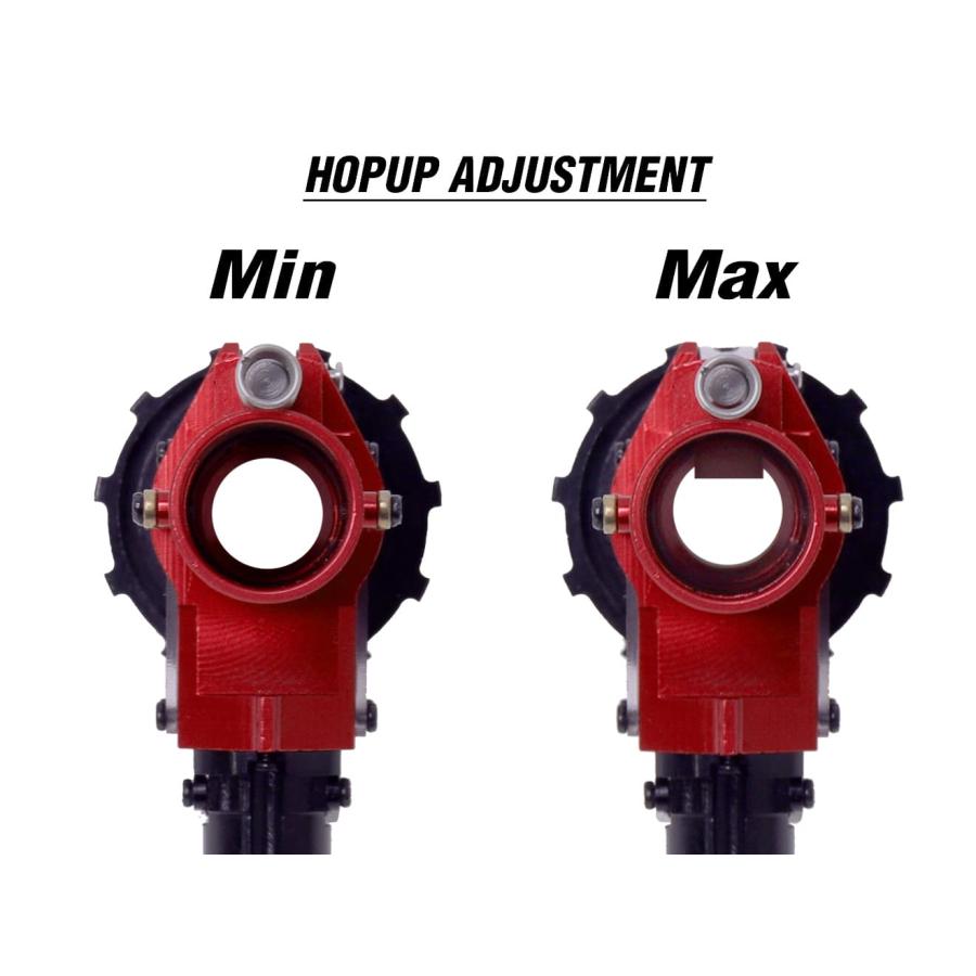MAX-AEHP-015　MAXX アルミCNC ホップアップチャンバー M4A PRO for TM/G&G/KRYTAC AEG M4 MX-HOP010MA｜militarybase｜03