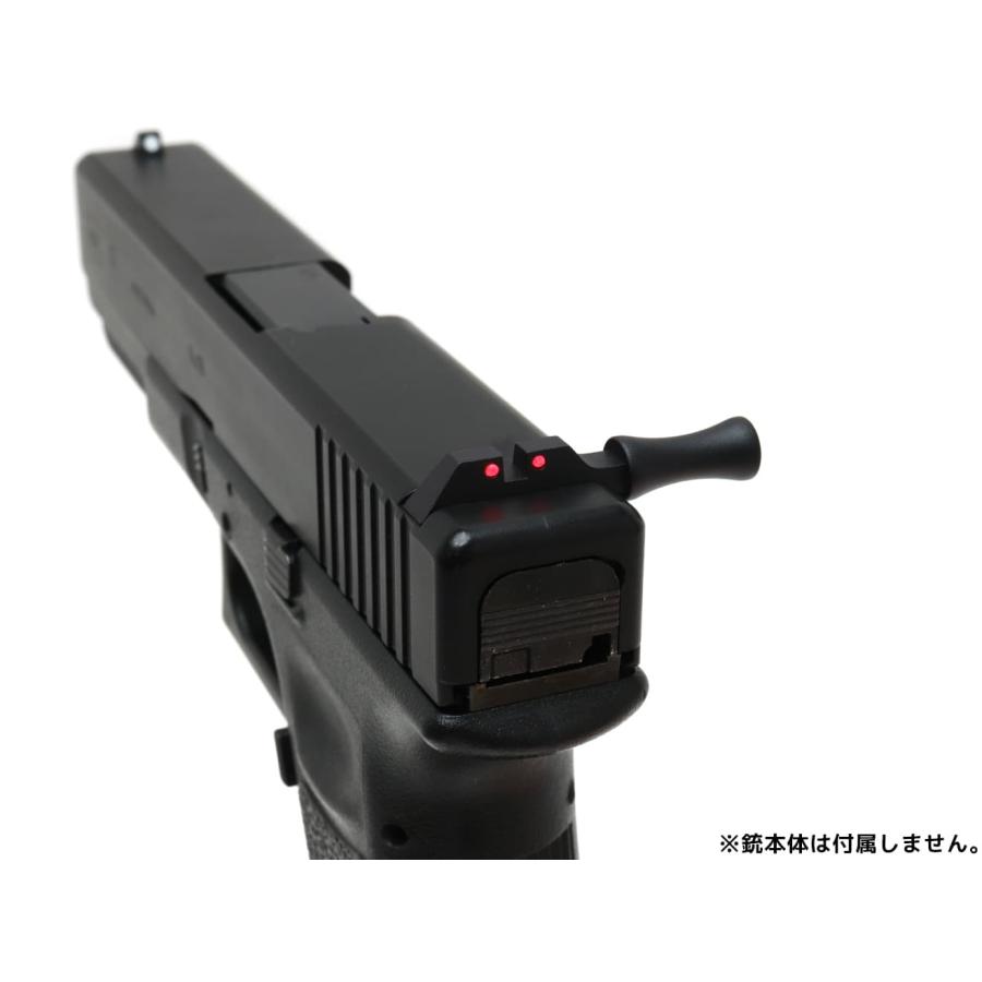 MITA-P022-BK MITA アルミCNC ファイバー リアサイト w/コッキング