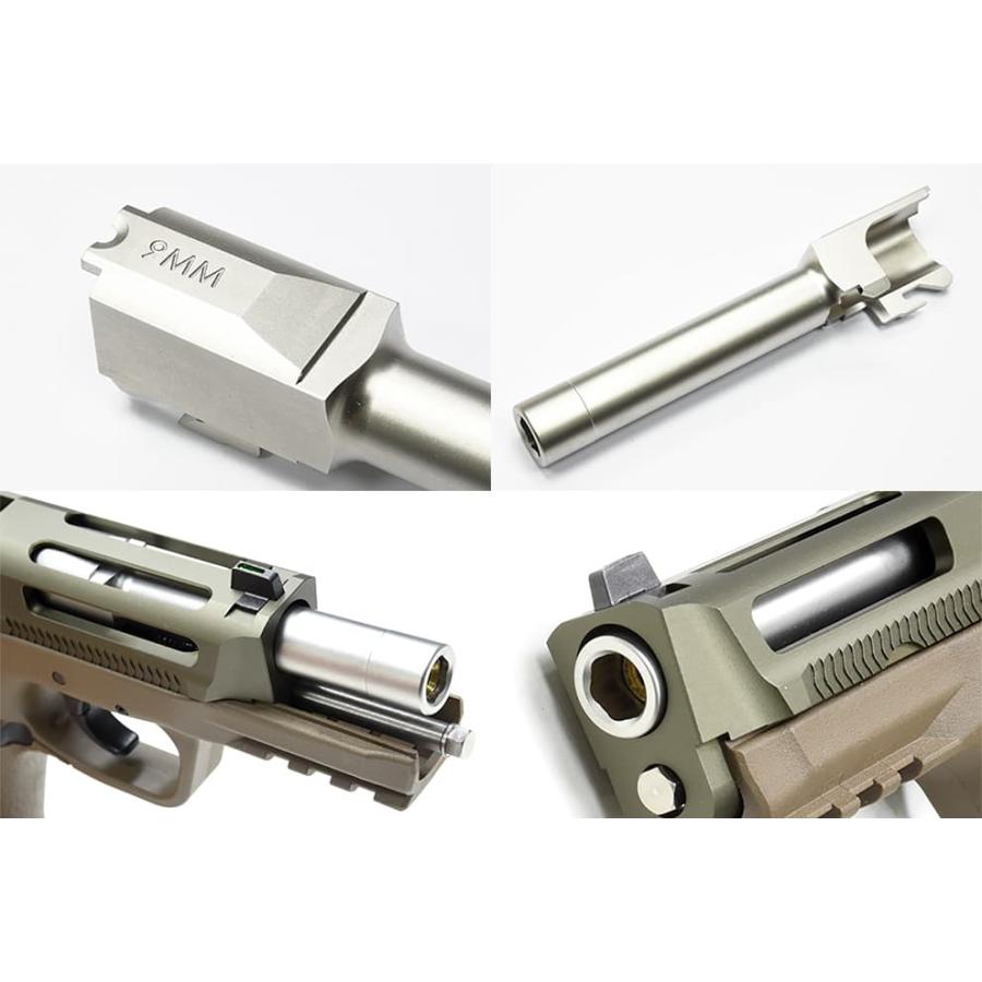 東京マルイ M&P9 Nebula フレーム GUARDER アウターバレル MP9-09(SV) GUARDER CNC ステンレスアウターバレル 9mm マルイ GBB