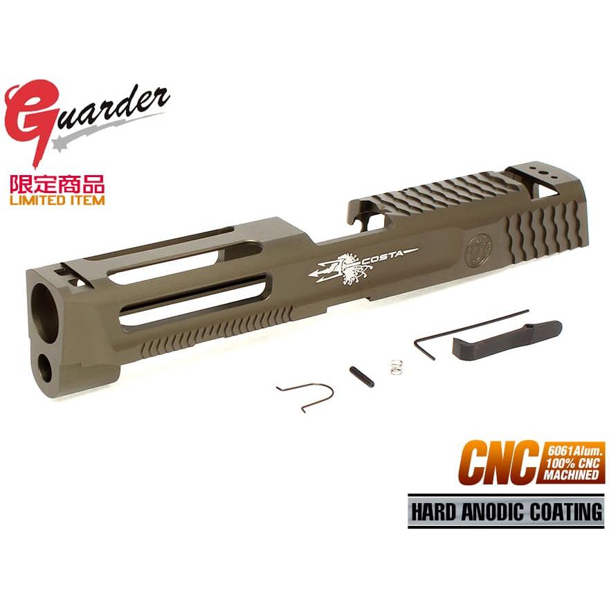 MP9-21(TAN) GUARDER A6061 CNC アルミスライド 9mm ATEi COSTA MP9-21(TAN) GUARDER A6061 CNC アルミスライド 9mm ATEi COSTA