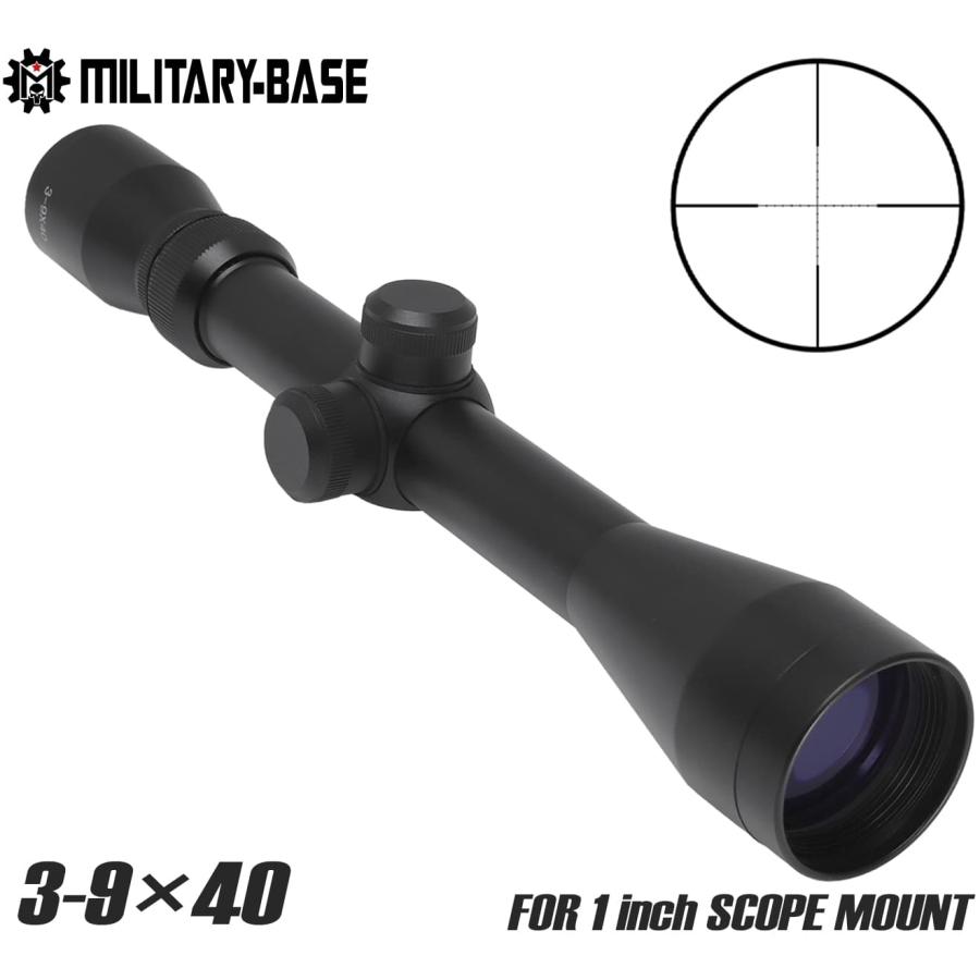 OHT-SCP-001 MILITARY BASE 3-9×40MD ライフルスコープ 1インチボディ