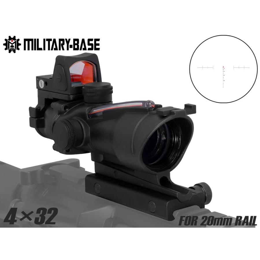 haoguizheng 4×32 4倍率自動調光レッドイルミネートスコープ AC OHT-SCP-009 MILITARY BASE RCO 4×32 自動調光イルミネーション