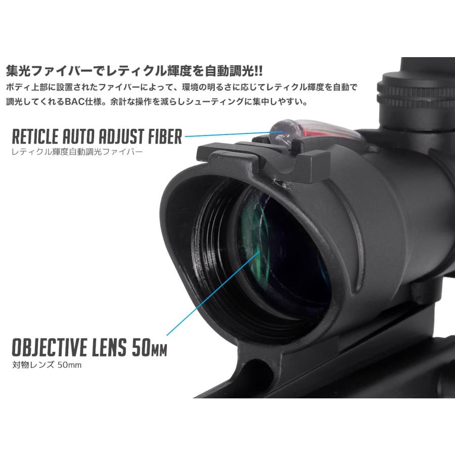 haoguizheng 4×32 4倍率自動調光レッドイルミネートスコープ AC OHT-SCP-009 MILITARY BASE RCO 4×32 自動調光イルミネーション