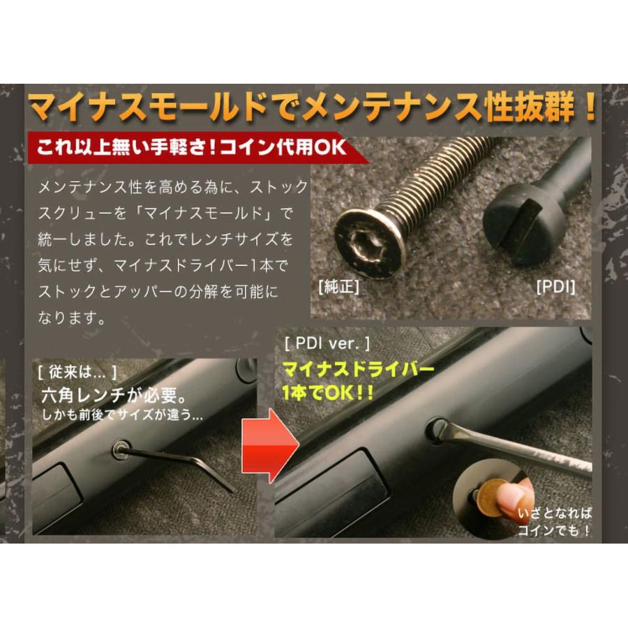 PD-AC-052 PDI カーボンスチール ストックスクリュー マイナスモールド 東京マルイVSR-10用 : MILITARY BASE - 通販  - Yahoo!ショッピング