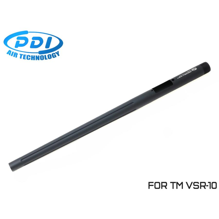 PDI テーパードバレル 570mm スタンダード　テーパードバレルスペーサー PD-AC-056 PDI アルミCNC テーパードバレル フルート 570mm 東京マルイ