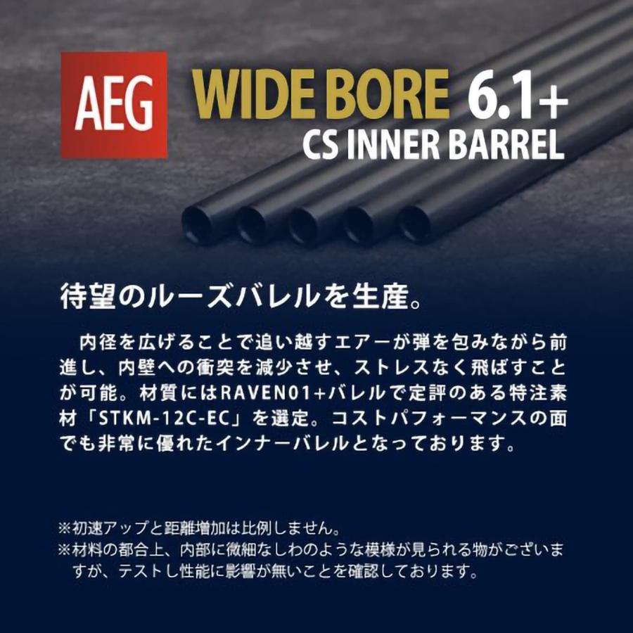 PD-AE-059　PDI WIDEBOREシリーズ 6.1+ AEG ルーズ インナーバレル(6.1±0.007mm) 208mm マルイ G3 SAS/G3 SAS HC |  | 06