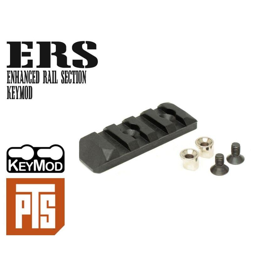 【正規品】PTS Enhanced レールセクション/Keymod 4スロット BK