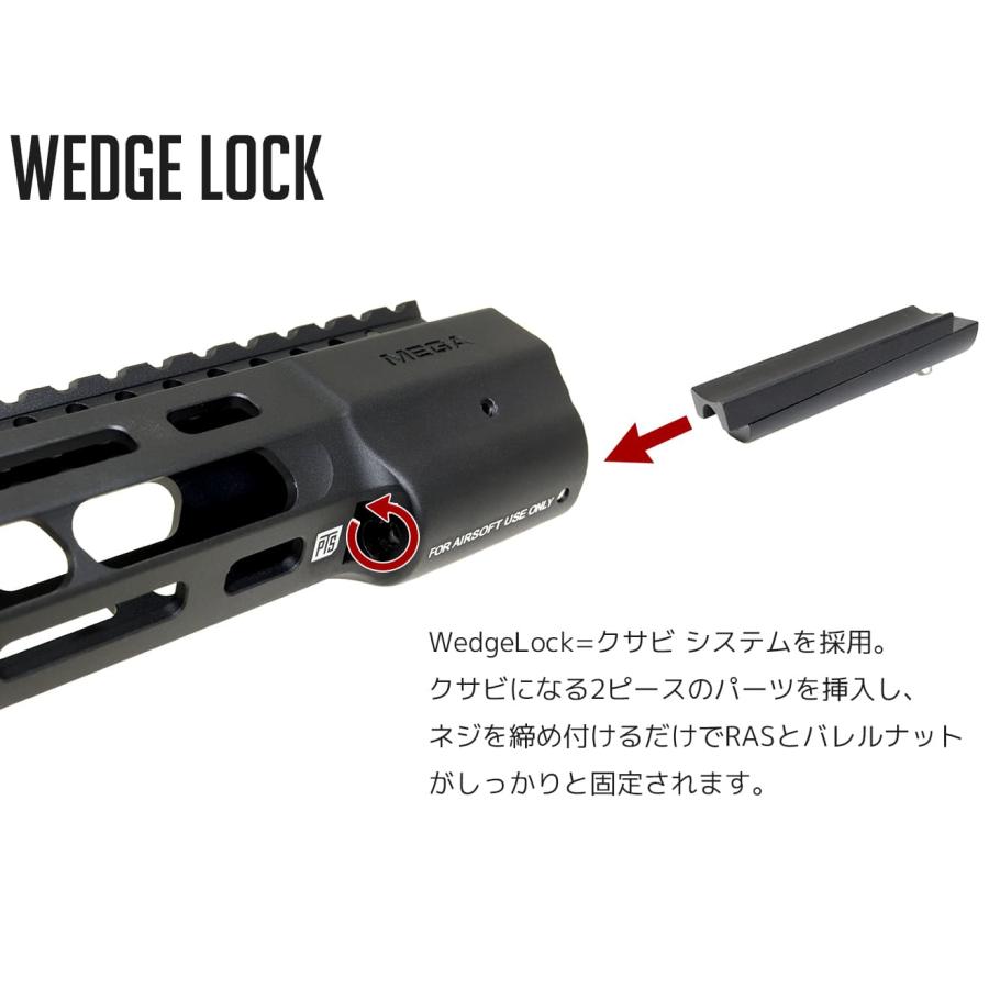 PTS-0030 【正規品】PTS MegaArms WedgeLock M-LOK レールハンドガード
