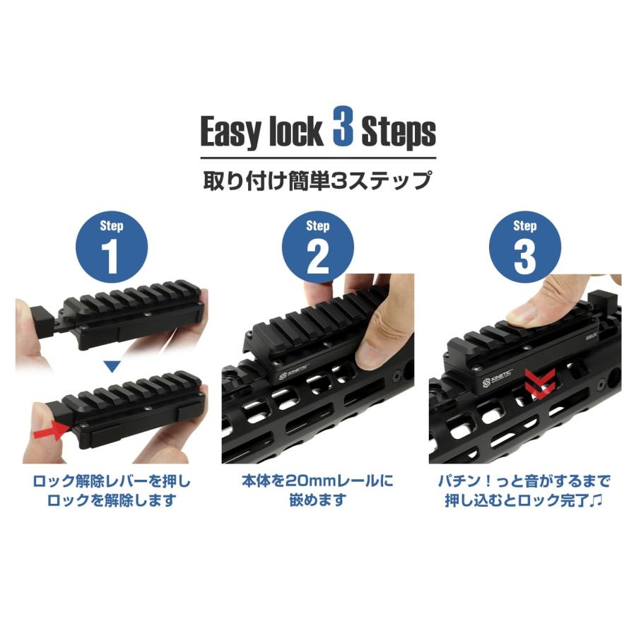 PTS-KN0006 PTS Kinetic SIDELOK ユニバーサル スコープライザー