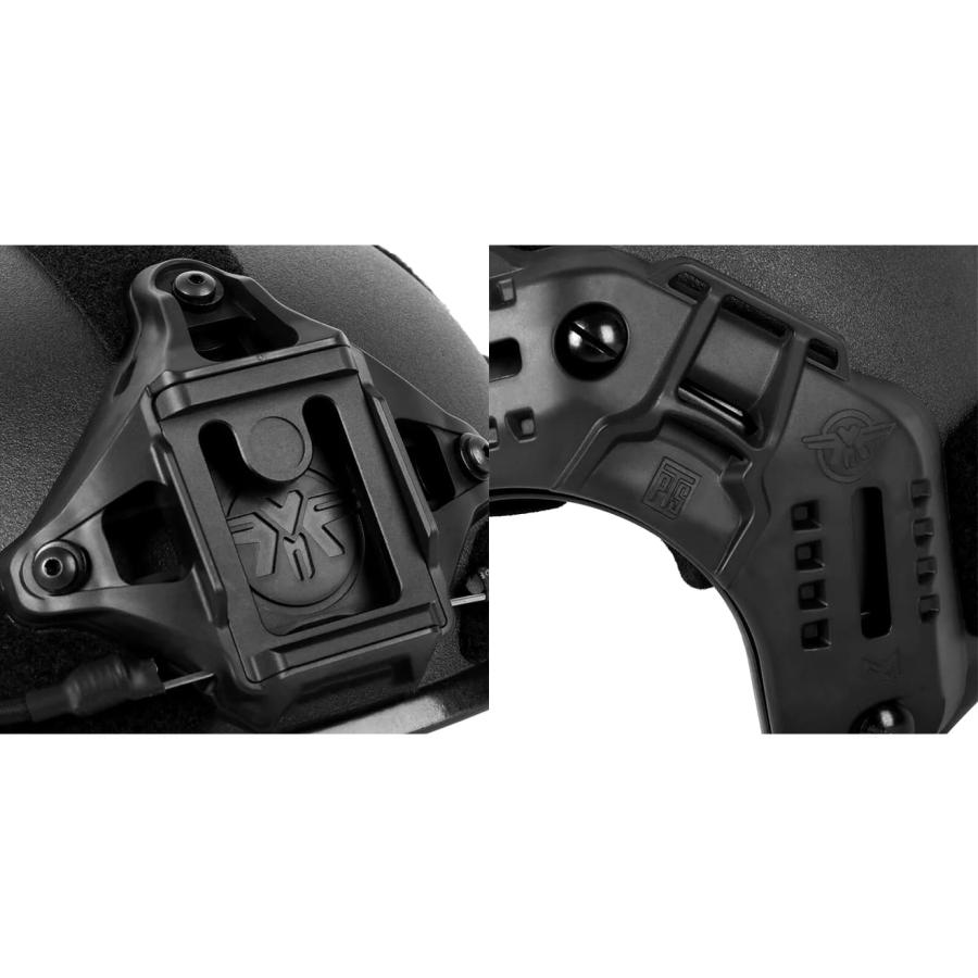 PTS MTEK FLUXヘルメット BK AIRSOFT97 本店通販部 / PTS MTEK FLUX ヘルメット（軽量グラス