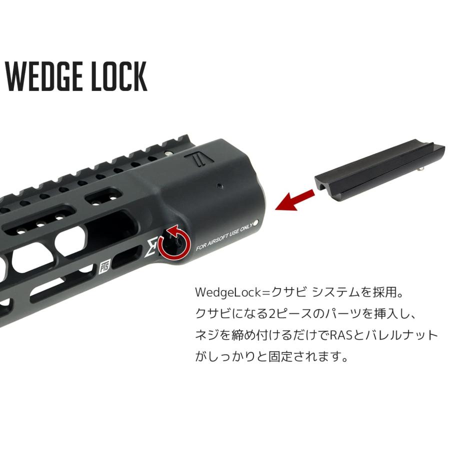 PTS-ZV0001　【正規品】PTS ZEV WedgeLock M-LOK レールハンドガード 12インチ｜militarybase｜08