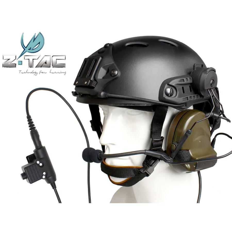 S1001B 【正規品】Z-TACTICAL CMTC 2ヘッドセット+U94タイプPTT