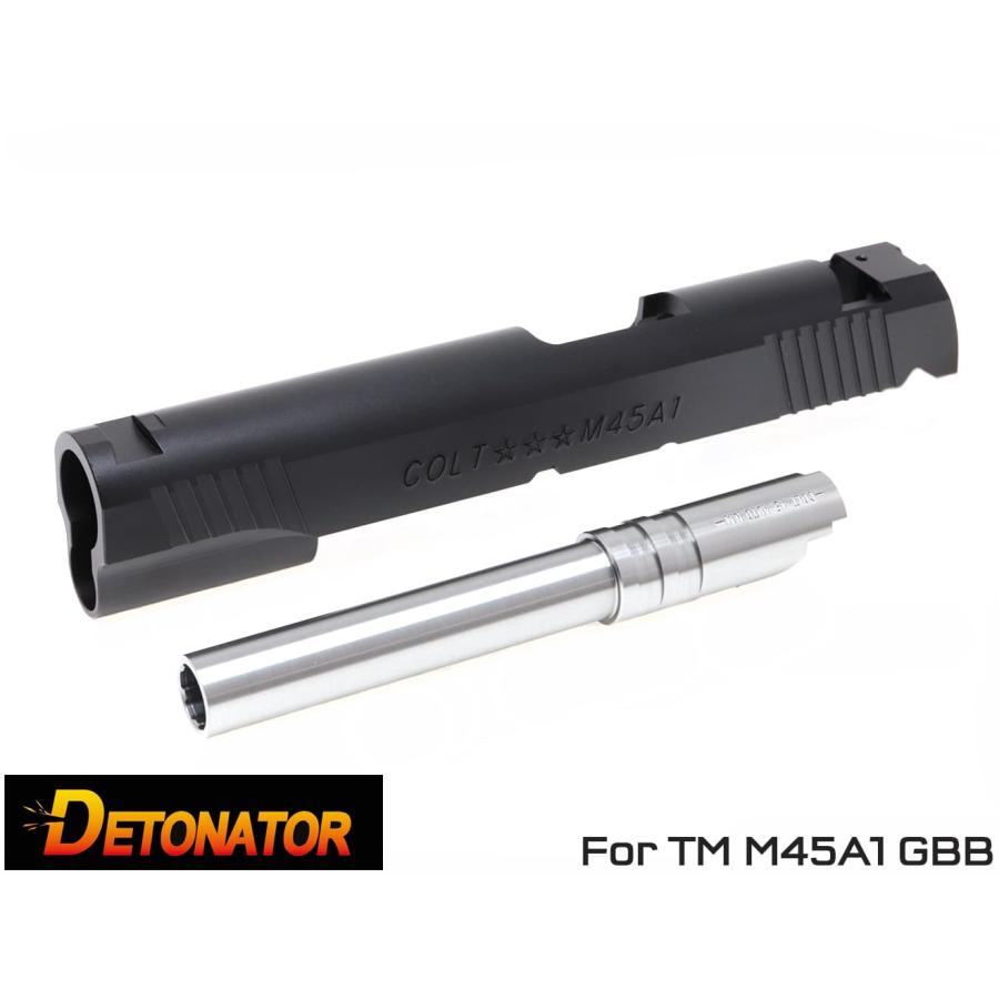 SL-M4501BK DETONATOR 東京マルイCOLT M45A1用アルミスライドキット