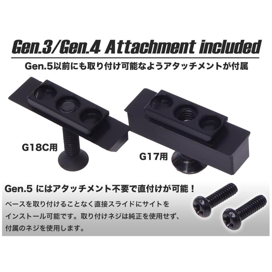 ST-TM32 DETONATOR スチールサイト Trijicon GL-201 GLOCK全シリーズ対応 : st-tm32 ...