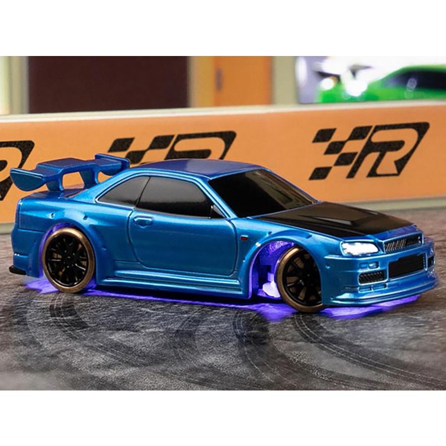 TR-DC-001 TURBO RACING 1/76スケール ドリフトカー C64ブルー