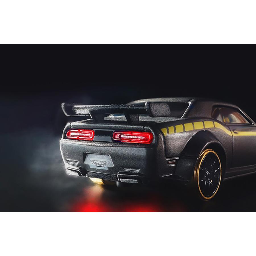 TR-DC-002 TURBO RACING 1/76スケール ドリフトカー C65シルバーグレー