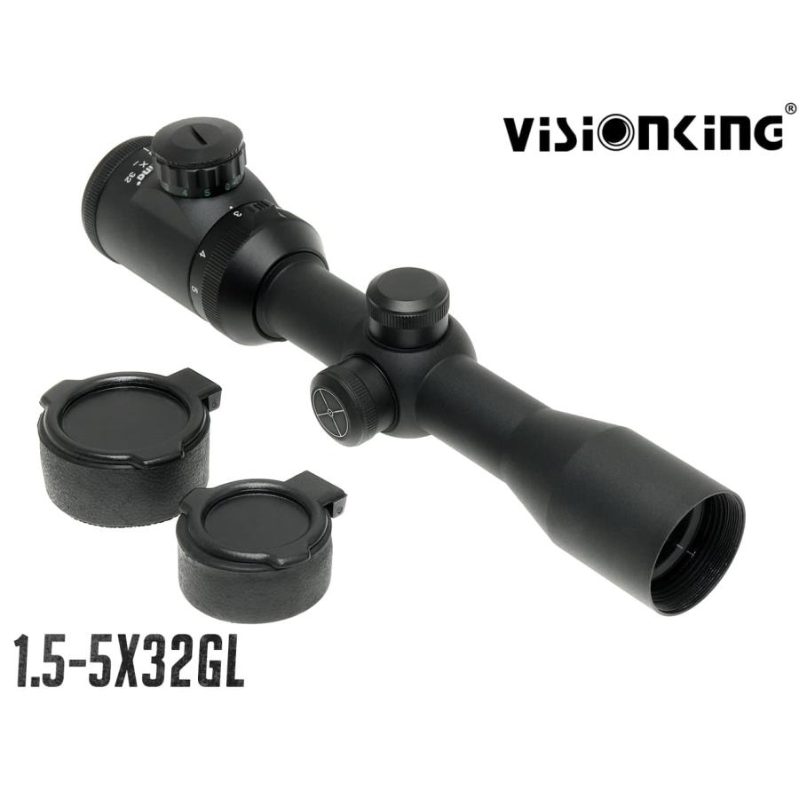 VSK-SCP-0007 VISION KING 1.5-5x32GL ショートズームスコープ w