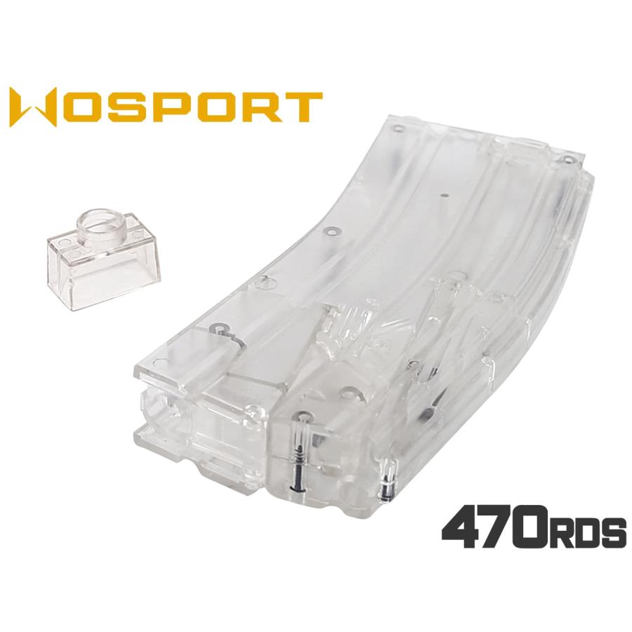 WO-ACC-001C WoSporT 5.56マガジン型 BBローダー 470Rds : MILITARY
