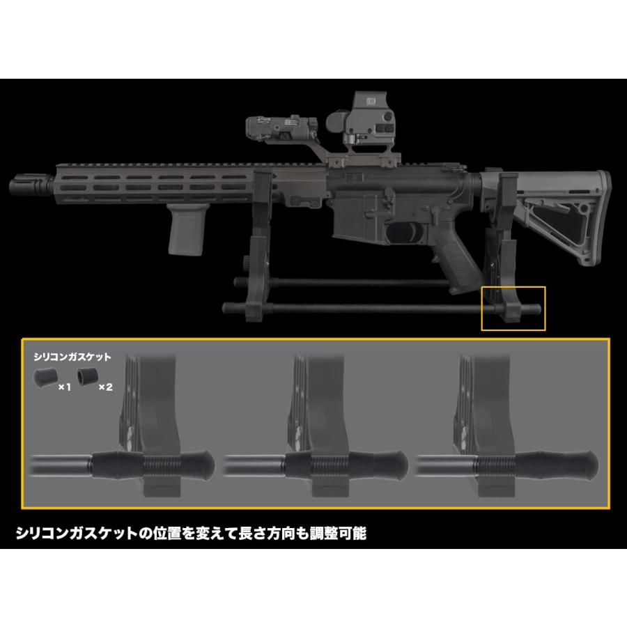 WO-ACC-018B WoSporT デュアルパーパス ライフルディスプレイスタンド