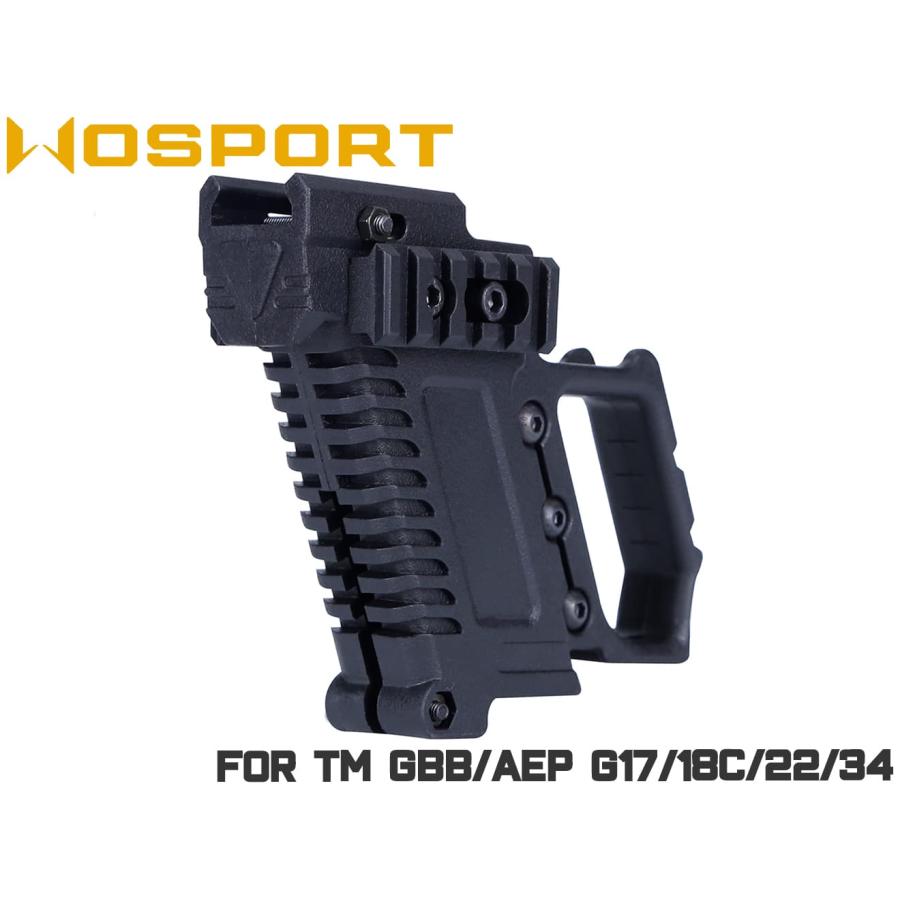 WO-GBE-001B WoSporT ローディング グリップボディキット for GLOCK