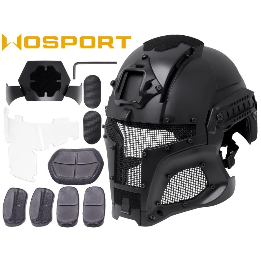 WO-HLM-008B WoSporT アイアンウォーリアー ヘルメット : MILITARY