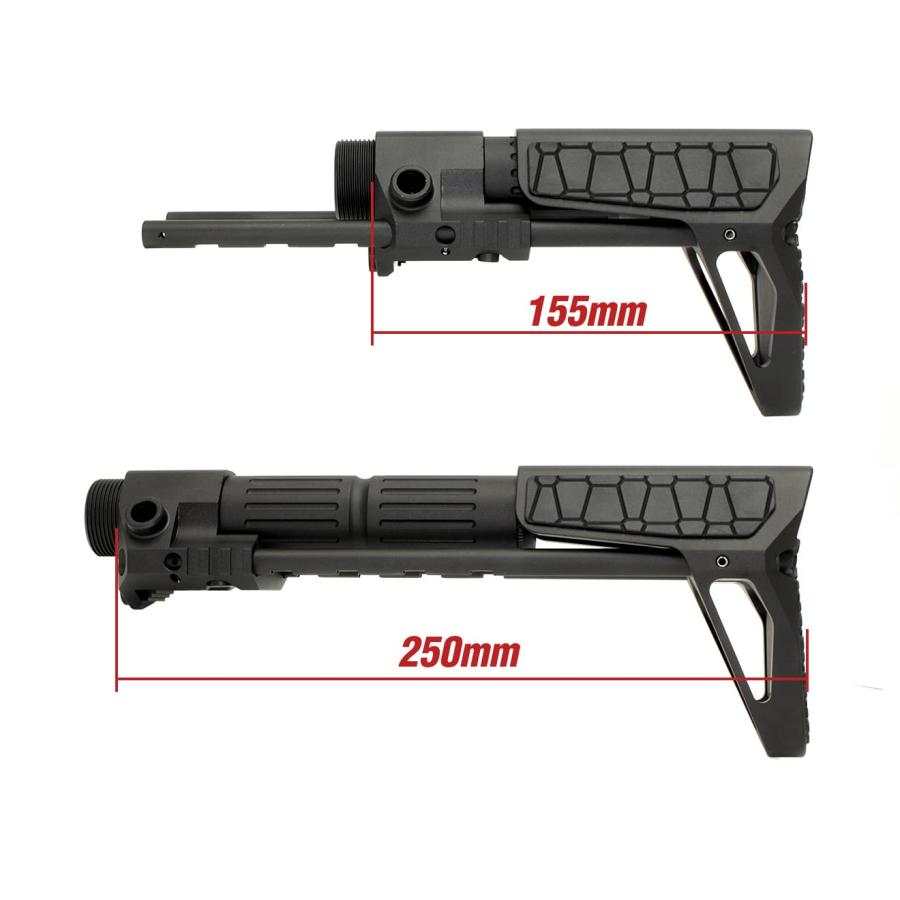 WP208BK G&P PDW ワイヤードストック スリム（スネーク) WA M4