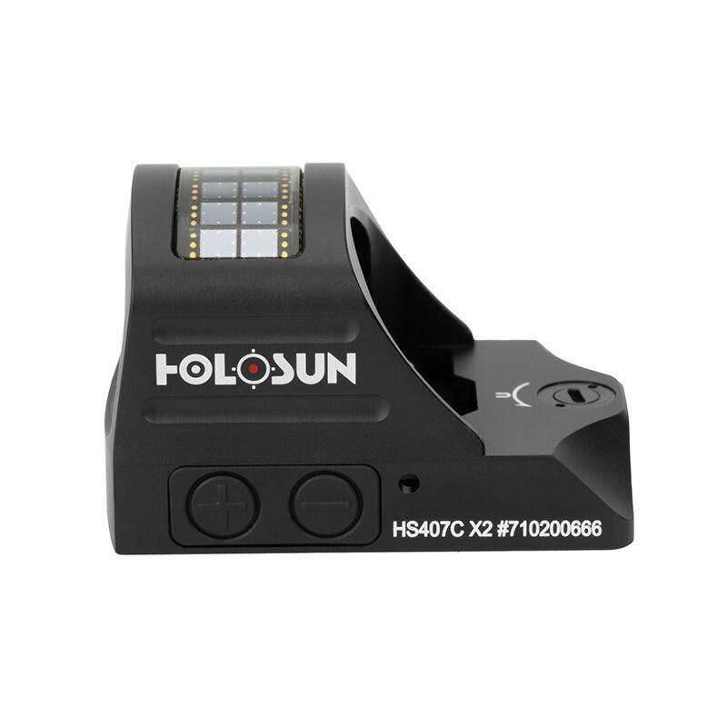 HOLOSUN ドットサイト HS407C X2 Open Reflex レッド ダット HOLOSUN ドットサイト HS407C X2 Open Reflex レッド ダット