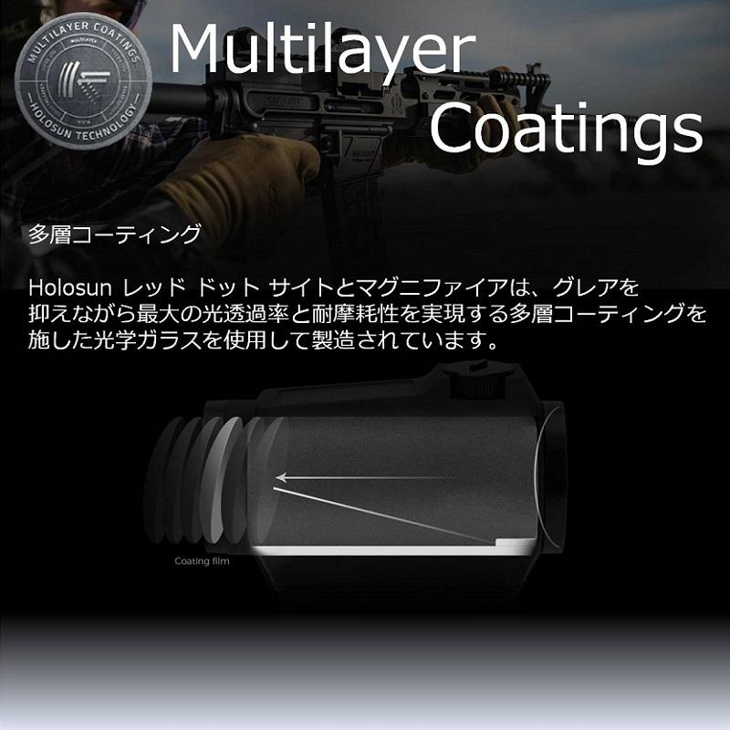 HOLOSUN ドットサイト HE507K-GR X2 Open Reflex グリーン サークル