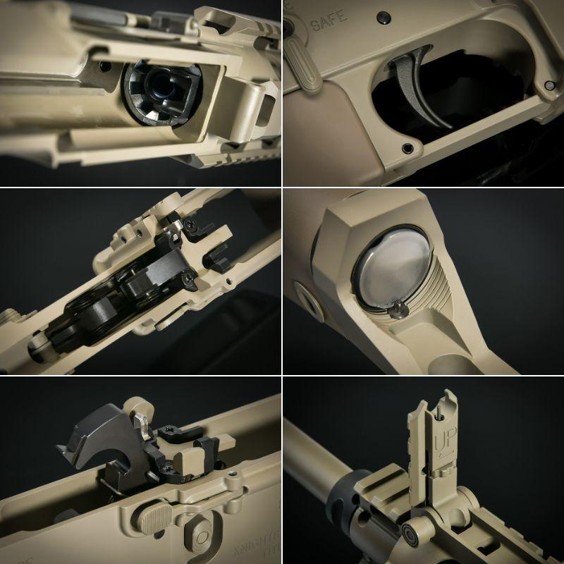 VFC KAC M110 SASS GBBR Knights正式ライセンス 正規JP版 固定ストック ガスブローバック FDE [VF2J-LM110-TN01]｜militaryblood｜06