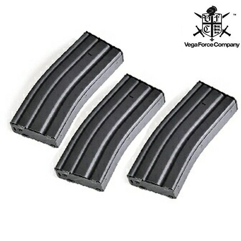 VegaForceCompany VFC 120rds Mid Cap STANAG マガジン グレー 3個