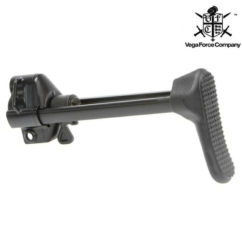 VegaForceCompany - VFC UMAREX HK MP5 GBBR ガスブロ用 伸縮手あい 棚卸し資産 V2 BK [VF9-STK-MP5-BK02] アクセサリー、消耗品-楽器、手芸、コレクション
