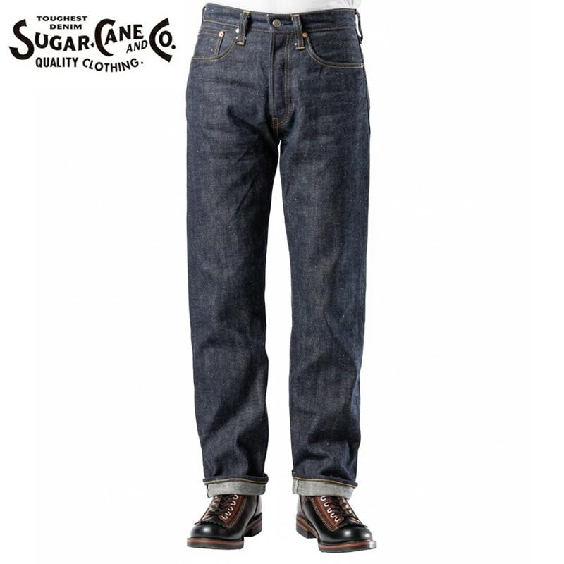 SUGAR CANE / シュガーケーン FIBER DENIM 14oz. 琉球藍混左綾DENIM