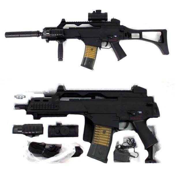 DOUBLE EAGLE G36C 10歳以上電動ガン 予備マガジン付き高性能アサルト 
