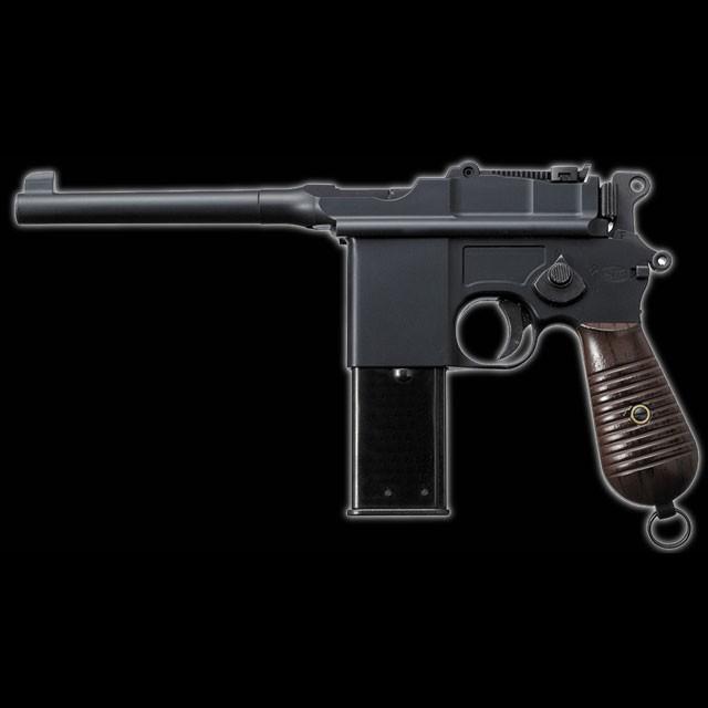 マルシン モーゼルM712・6mmBBブローバック HW ノーマルバレル エアガン エアーガン ガスガン ガスガン ロングマガジン装着時 　